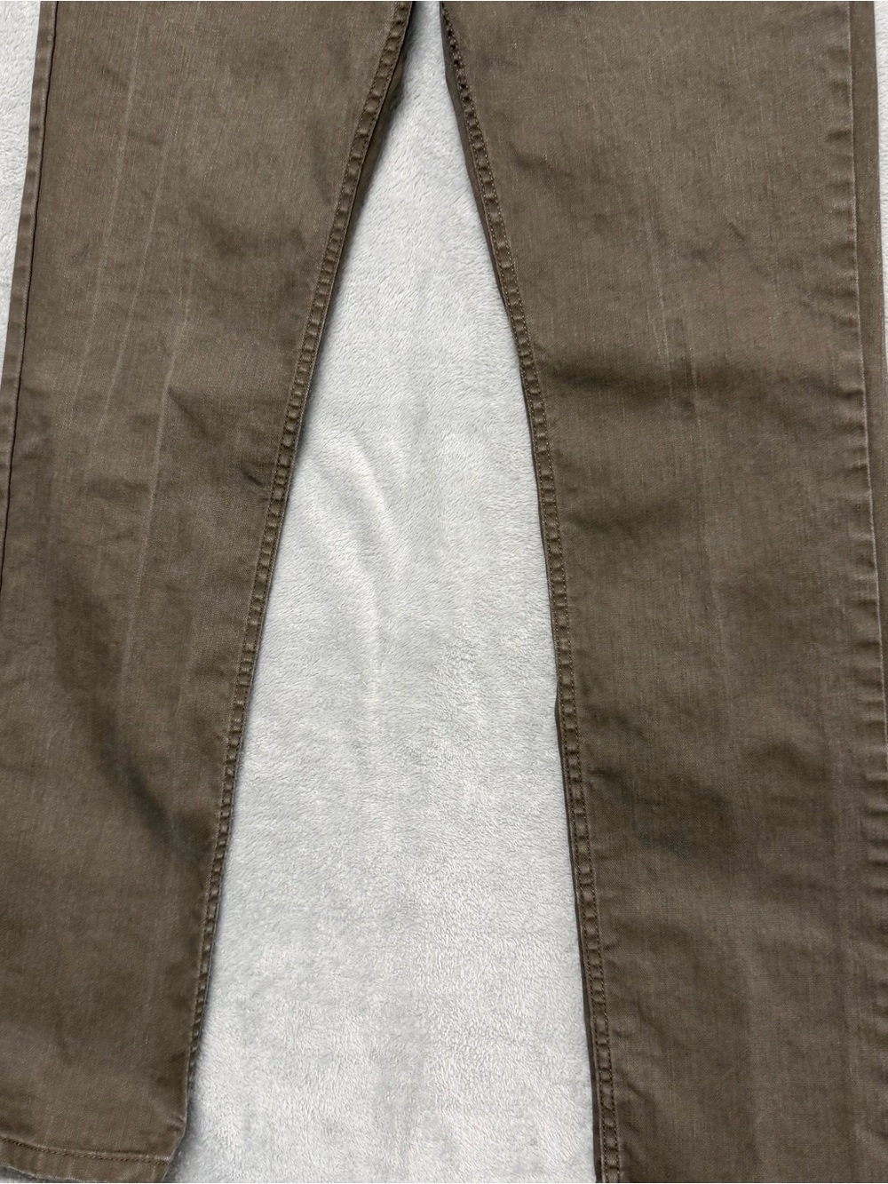 Levis 501 Men’s 34x32 Brown Straight Leg Zipper Classic Fit Jeans - Picture 3 of 11